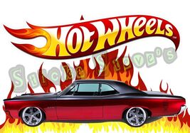 GTO Muscle Car Hot Wheels Man Cave Vinyl Sticker Coolness Fun Decal - $34.42
