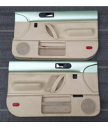Volkswagen Beetle Door Panel SET 1998 to 2010 OEM GREEN/TAN HARD TOP ONLY - $455.53