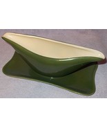 Vintage Red Wing Pottery Gravy Boat and Attached Under Plate - $19.95