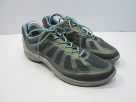 Ecco Biom Fjuel Racer Womens  41 US 10/10.5 Green Gray Iridescent Running Shoes - £18.32 GBP