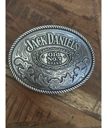 Jack Daniels Old No 7 Western Whiskey Promotional Add Oval Belt Buckle - $27.01 CAD