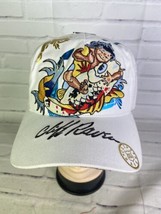 Cliff Raven Artwear Koi Fish Hardy Tattoo Embroidered Mesh Back Snapback Hat Cap - £32.84 GBP