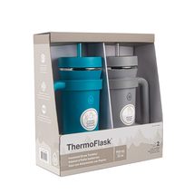 ThermoFlask Premium Quality Double Wall Insulated Stainless Steel Tumbler with H - $29.39