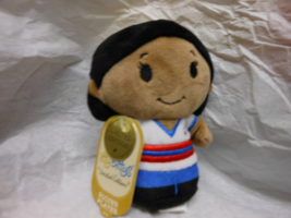 Hallmark Itty Bitty&#39;s &quot;African - American Girl Soccer Player&quot; 4&quot; Plush NWT - $124.72 MXN