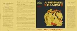 Ernest Hemingway A FAREWELL TO ARMS facsimile dust jacket for the first American - £17.58 GBP