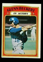 Vintage 1972 Topps Baseball Trading Card #46 Glenn Beckert In Action - £7.93 GBP