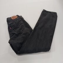 Levis Low Pro Straight Women's Black Cotton Jeans Size 26 (26×30) image 2