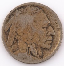 1913-D 5C $ .05 Type 2 Buffalo Nickel Bon État, Complet Date &amp; Mintmark - $129.89