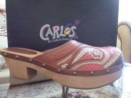 Carlos by Carlos Santana Women&#39;s &#39;Tribe&#39; Clog Size 10 - £35.66 GBP