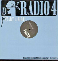 RADIO 4 Start A Fire! 12&quot; EP Vinyl Record MINT Import Justin Robertson - £35.48 GBP