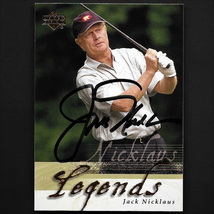 Jack Nicklaus autograph signed 2002 Upper Deck card #50 - £63.94 GBP