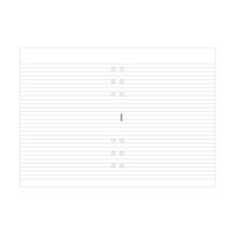 Filofax A5 Ruled Notepad - White  - £11.30 GBP