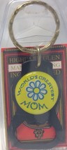 New Solid Metal Bottle Opener Keychain~ World&#39;s Greatest Mom ~Porte-Cle Neuf~Usa - £7.12 GBP