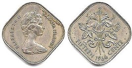 1966 Bahama Islands 15 Cents - Very Fine + - $3.91
