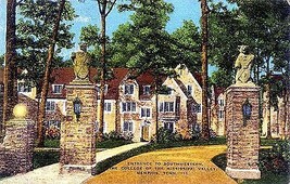 1940&#39;s Southwestern College (Rhodes College) of Mississippi Valley, Memp... - $7.85
