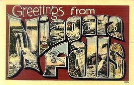 1930&#39;s Greetings from Niagara Falls, New York - $4.65