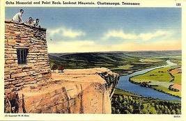 1940&#39;s Ochs Memorial and Point Rock, Chattanooga, TN. - £4.69 GBP