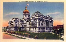 1940's Indiana State Capitol, Indianapolis #3 - £4.69 GBP