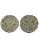 1911 Liberty &quot;V&quot; Nickel - £2.29 GBP