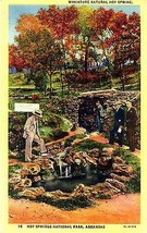 1950 Miniature Natural Hot Spring, Arkansas - £5.49 GBP