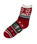 Woolrich Home Socks Womens Red White Double Layer Crew Aloe Vera Deer Sn... - £10.82 GBP
