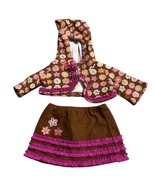American Girl Bitty Baby Schooltime Skirt &amp; Jacket 15&quot; Doll Clothes - $264.60 MXN
