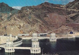 1980&#39;s Hoover Dam from Arizona side looking towards Nevada - $2.92