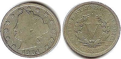1904 Liberty "V" Nickel - $2.92
