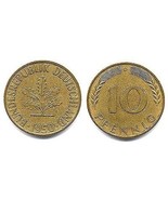 1950 - D Bundesrepublik German Ten Pfennig - Very Fine - £3.11 GBP
