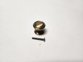 1 Piece Amerock Revitalize 1-1/4" dia. BP55342GB Gilded Bronze Drawer Pull - £10.19 GBP