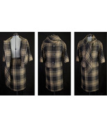 Vintage Black, Cream and Grey Nubby Skirt and Jacket with Scarf Skirt Suit - $83.23 CAD