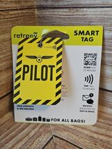 RETREEV Smart ID Bag/Luggage Tag NFC QR Code Lost luggage - PILOT - $8.17