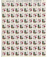 Mint Sheet of 1964 Christmas Seals - £6.27 GBP