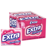 EXTRA Classic Bubble Sugar Free Chewing Gum, 15 Count (Pack of 10) - £20.89 GBP