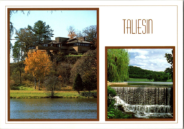 Vtg Postcard Taliesin, Home of Frank Lloyd Wright, Spring Green Wisconsin - £5.22 GBP