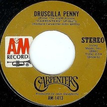A &amp; M #1413 - &quot;Druscilla Penny&quot; &amp; &quot;Sing&quot; - The Carpenters - £1.53 GBP