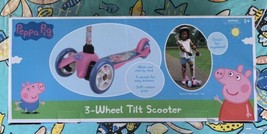 Peppa Pig Scooter, 3 Wheel Platform, Foot Activated Brake, 75 lbs Weight Limit - £180.99 GBP