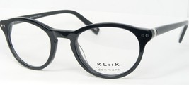 Klii K Denmark K-539 130 Black Eyeglasses Glasses Plastic Frame 47-20-140mm - $97.02