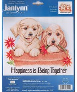 Janlynn Cross Stitch Kit #195-0604 Happiness Is Being Together NEW 12.5&quot;... - £12.85 GBP