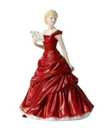 Royal Doulton Madeline Petite Traditional Figurine wFan 6.5&quot;H #HN5513 Ne... - £107.83 GBP