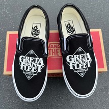 Greta Van Fleet Custom Slip On Vans - Men&#39;s And Women&#39;s Shoes - £126.94 GBP