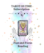 Same Hour/Within Hours Tarot Subscription with Time Frame. PDF Available - $70.08