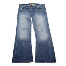 BKE Jeans Womens 29 29.5 7/8 Blue Buckle Sabrina Pants Denim Low Rise Stretch  - £19.38 GBP