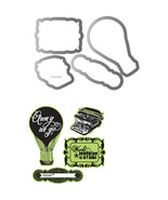 Sizzix Framelits Dies 5/Pkg With Clear Stamps By Echo Park-Everyday Ecle... - $59.80 CAD