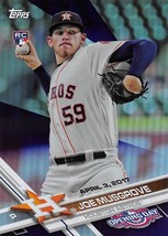 2017 Topps Opening Day Purple Foil #43 Joe Musgrove RC Rookie Card Astros ⚾ - £3.77 GBP