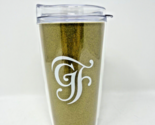 Disney Parks Grand Floridian Gold Beauty and the Beast Insulated Tumbler... - $37.61
