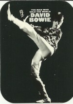 David Bowie Man Who Sold B&amp;W 2005 Oblong Vinyl Sticker No Longer Made Import - £2.94 GBP