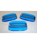 Luggage Tags ~ CASE LOT 50 UNITS ~ Blue Transparent, Silicone Strap  ~ L... - £58.07 GBP