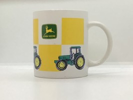 John Deere Tractor Coffee Cup Mug Green Yellow Gibson Dishwasher Microwave safe  - $11.87