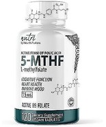 5-MTHF L-METHYLFOLATE 15MG 120 VEGAN TABLETS METHYLATED FOLATE SUPPLEMENT - $45.49